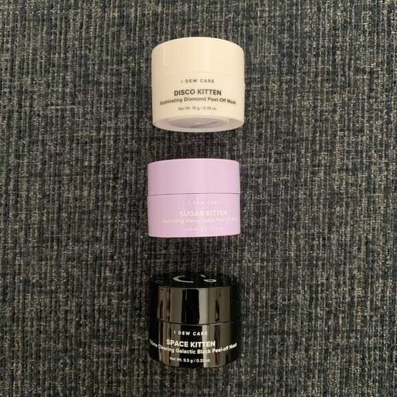 [NIB] I DEW CARE Mini Meow Trio - 3 Chrome Masks - Picture 8 of 8